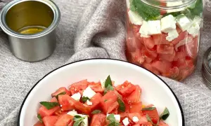 Melonen-Feta-Salat: Nie wieder wässrig! Mein Profi-Rezept