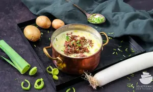 Käse-Hack-Lauch-Suppe: Cremig & lecker mein Geheimrezept
