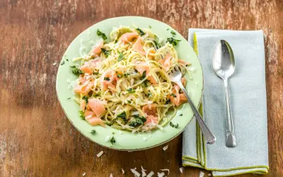 Pasta mit Räucherlachs: In 20 Min. zum perfekten Genuss
