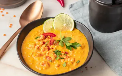 Das beste Linsen-Curry-Suppe Rezept: Unter 30 Min. fertig!