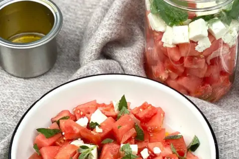 Melonen-Feta-Salat: Nie wieder wässrig! Mein Profi-Rezept