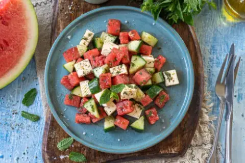 Feta Melonen Salat: Nie wieder wässrig! Das beste Rezept
