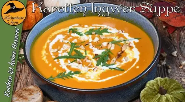 Cremige Möhren-Ingwer-Suppe: Das Immunbooster-Rezept in 30 Min.