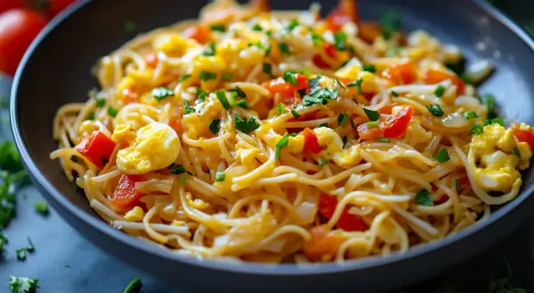 Gebratene Nudeln mit Ei: Nie wieder matschig! Das Turbo-Rezept