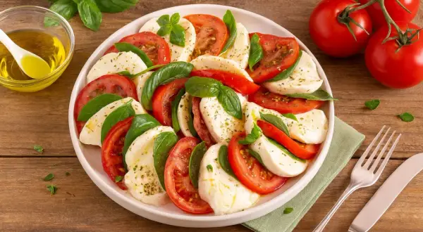 Echter Caprese Salat: So schmeckt Tomaten-Mozzarella wie in Italien