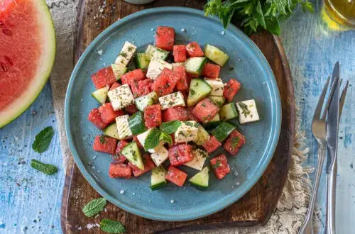 Feta Melonen Salat: Nie wieder wässrig! Das beste Rezept