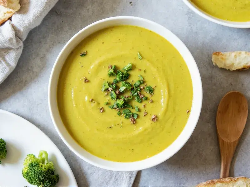 Cremige Brokkoli Suppe: In 30 Min. perfekt & leuchtend grün