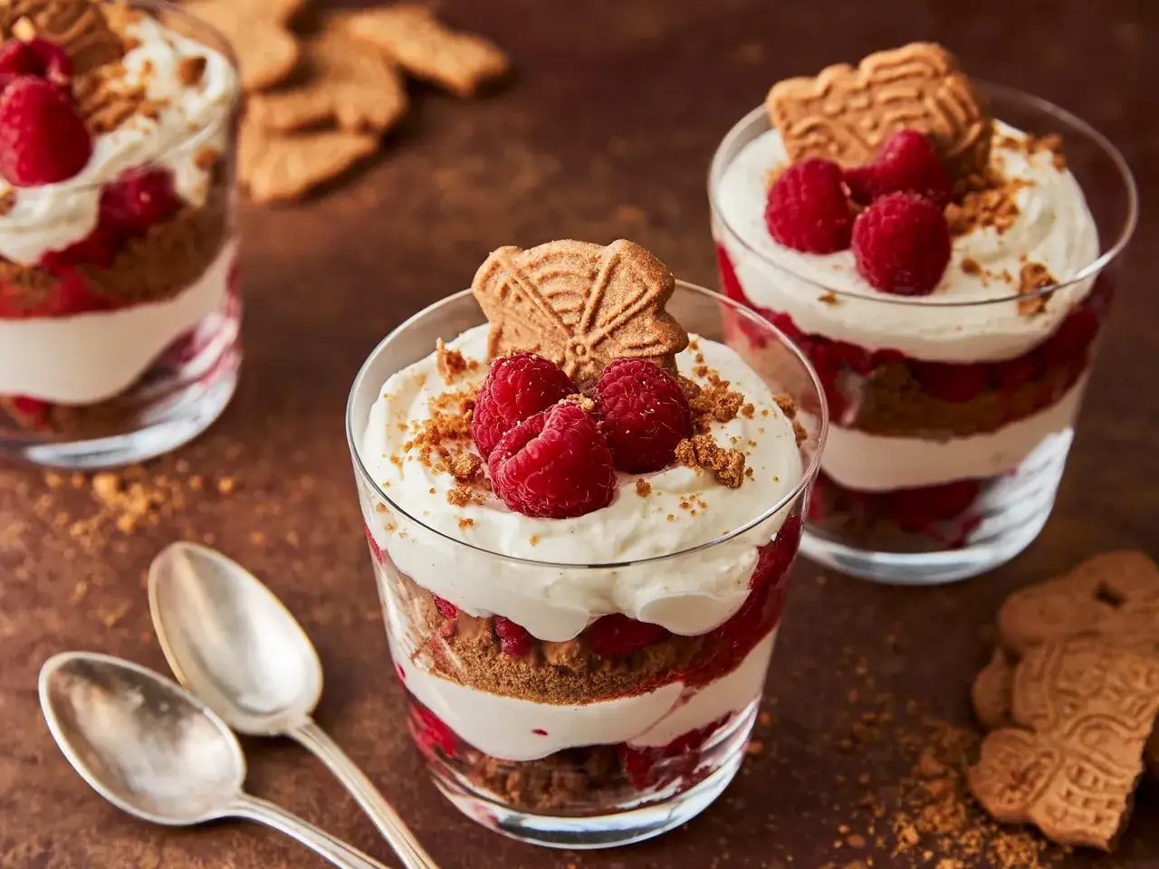 Himbeer Dessert im Glas Variationen